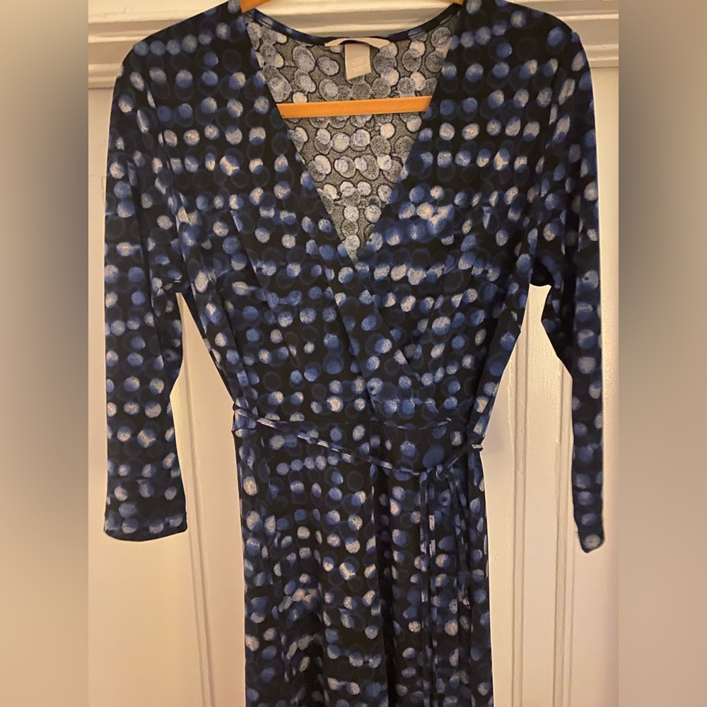 H&M Polka Dot Long Sleeve Dress